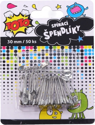 Safety pins 30 mm, 50 pcs