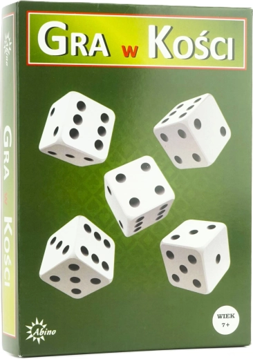 Dice – a board game with a score pad and velvet-lined box