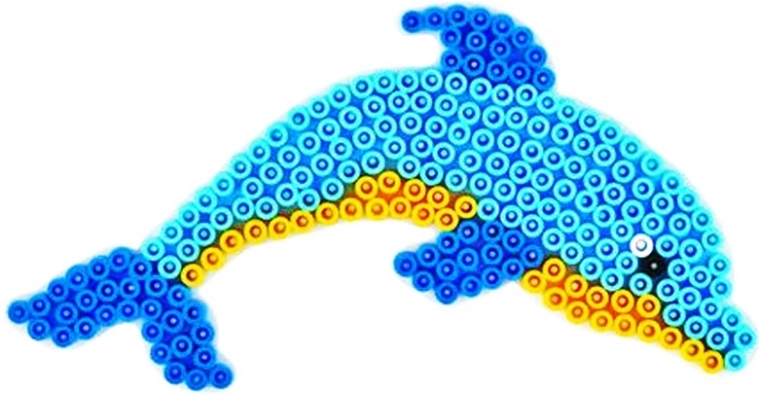 Ironing bead pegboard dolphin for 5 mm beads
