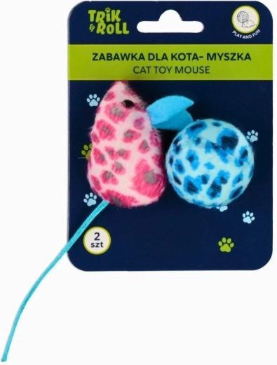 Плюшена мишка и топче за котка
