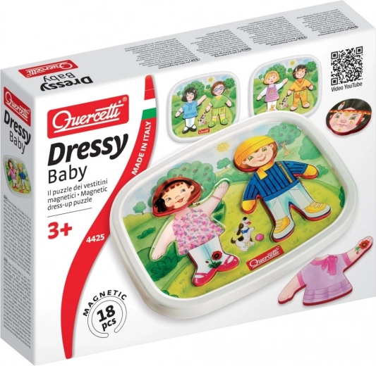 Magnetic Dress-Up Puzzle QUERCETTI Dressy Baby