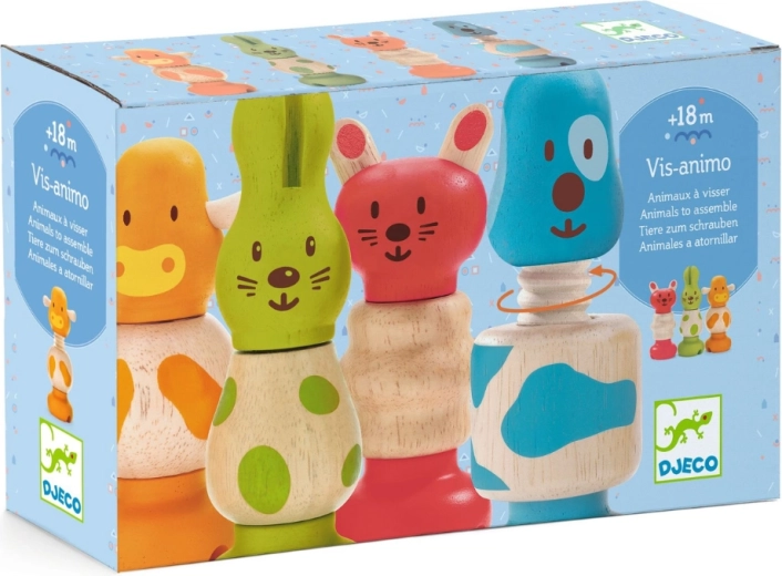 Djeco Wooden Screw-Together Animals