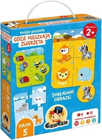 CzuCzu Моите пъзели Къде живеят животните