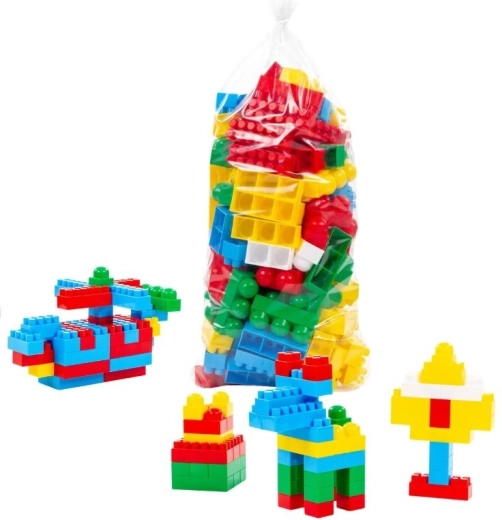 SuperMix Construction Set with 144 Pieces