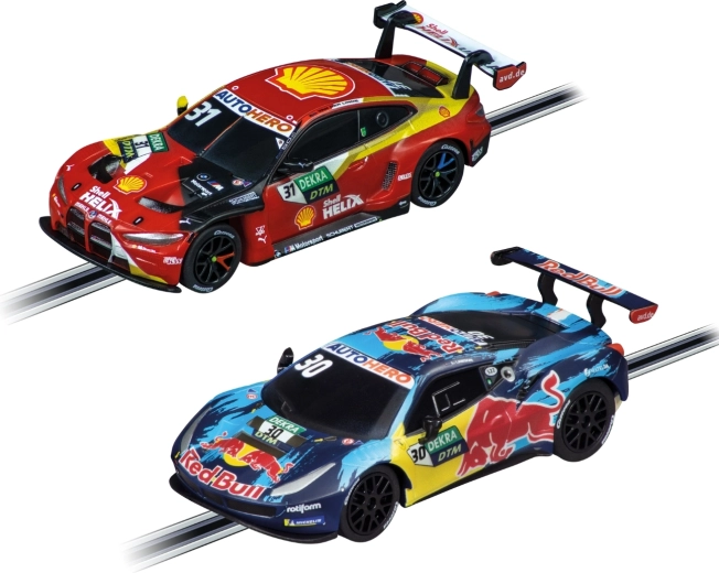 Two licensed racing cars