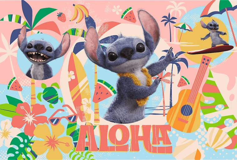 Пъзел 100 – STITCH И ПРИЯТЕЛИ В ДЕЙСТВИЕ от DISNEY Trefl