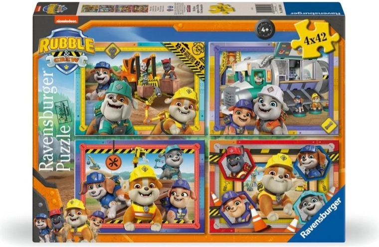 Ravensburger Puzzle Rubble and His Crew 4×42 Pieces