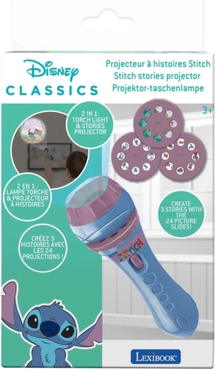 Lexibook Disney Stitch Story Projector and LED Flashlight