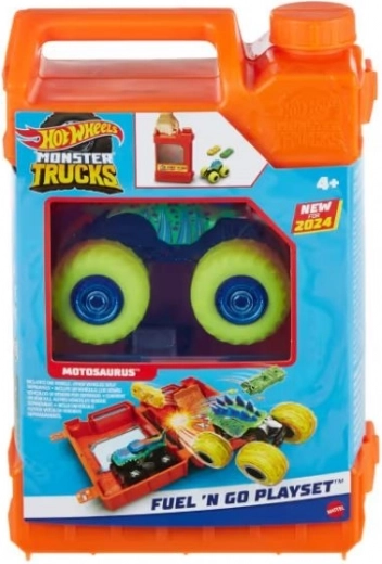Hot Wheels Monster Trucks Canister Fuel 'N Go