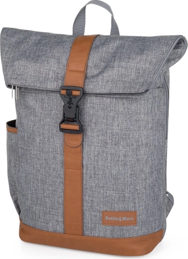 Petite&Mars changing backpack for stroller Jackob absolute black