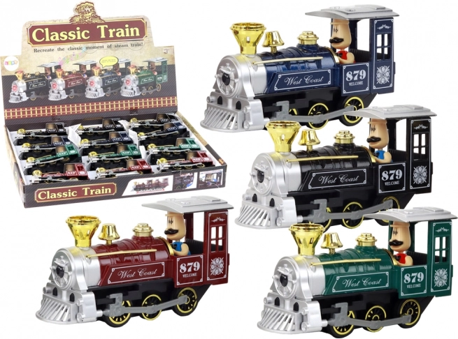 Locomotive with Realistic Sounds and Lights