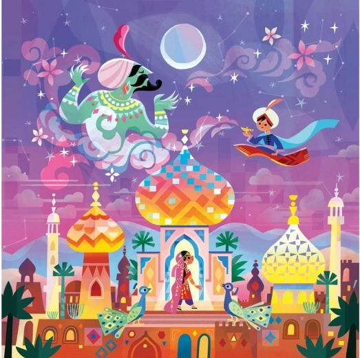 Ravensburger Puzzle Aladdin and the Magic Lamp 64 Pieces