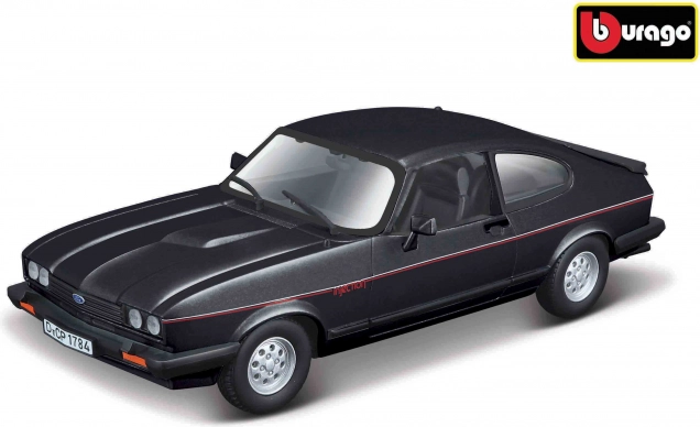 Bburago Ford Capri 1600 GT Black 1:24