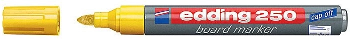 Маркер за бяла дъска Edding 250, жълт
