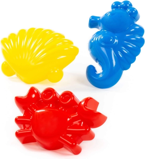 Sand molds sea animals – set of 3 pcs
