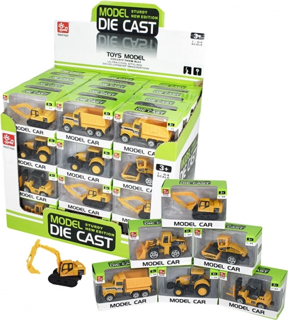 Rappa metal model of a construction machine 1:64 in a box - 1 piece