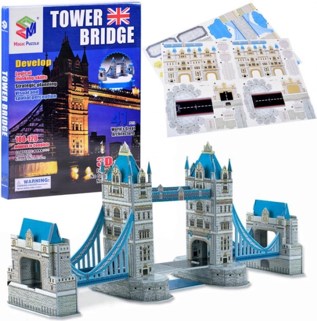 3D пъзел TOWER BRIDGE 41 части