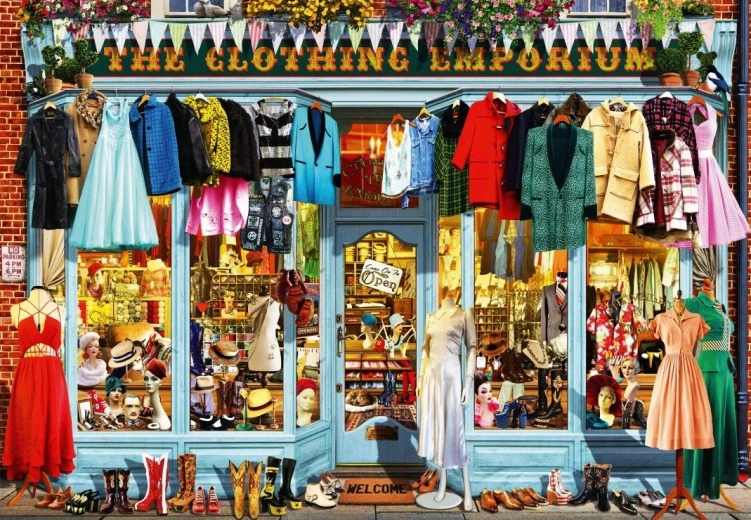 Puzzle Clothing Store 1000 Pieces BLUEBIRD