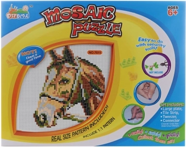 Horse-Themed Mosaic – Creative Set for Kids