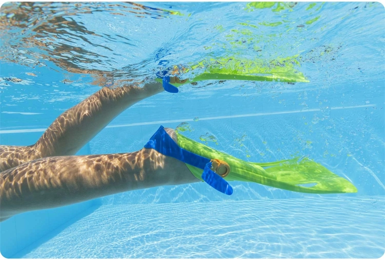 Adjustable fins for efficient propulsion