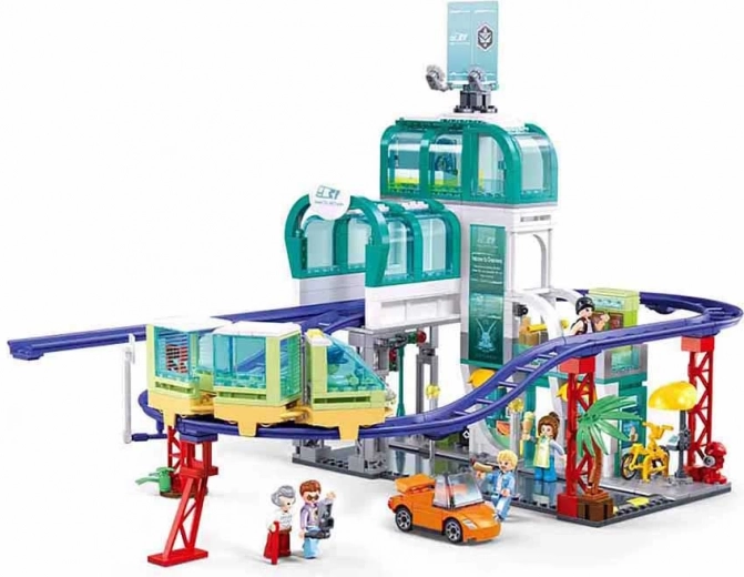 Sluban Main Railway Building Set