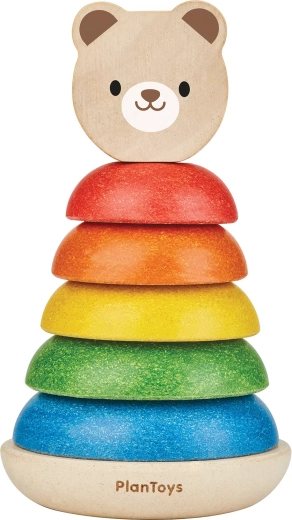 Stacking Rings Teddy Bear PlanToys