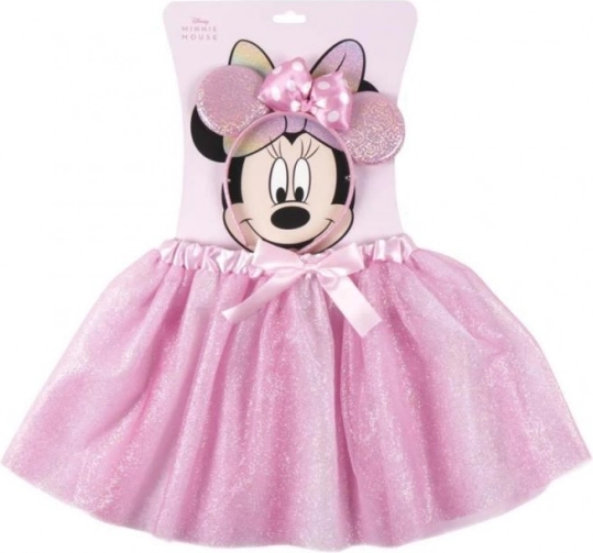Tutu skirt with minnie headband – sparkly girls' costume set