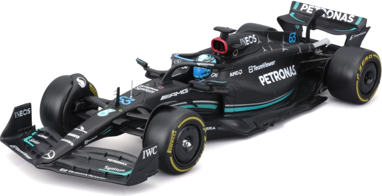 Моделна сглобяема конструкция Mercedes-AMG F1 W14 E 1:24 от Bburago