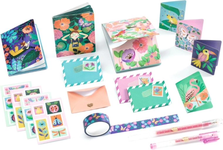 Creative set with illustrations