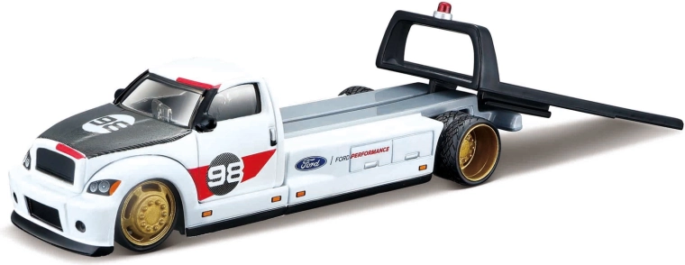 Maisto Transporter with Ford GT Heritage Edition Model 1:64