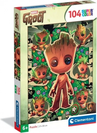 Пъзел Clementoni Super Color 104 части – MARVEL Groot