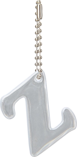 Baagl reflective pendant letter Z