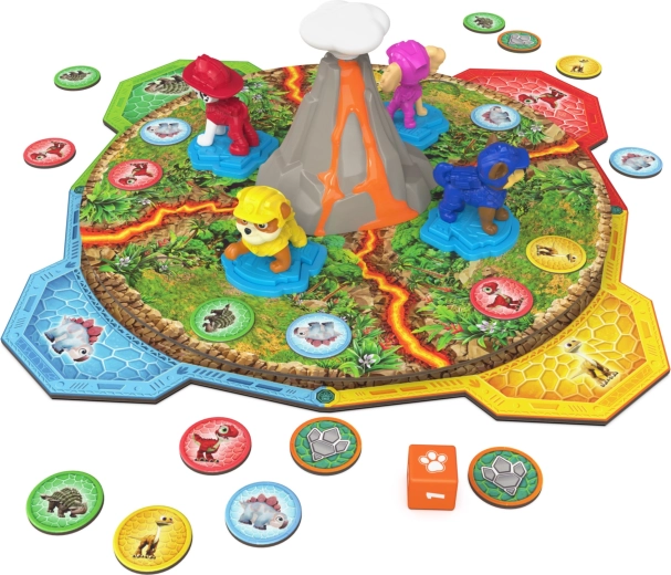 The rotating volcano changes every game