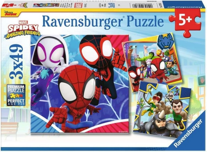 Пъзел RAVENSBURGER Spidey 3×49 части