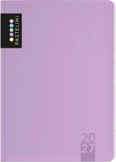 Седмичен дневник A5 Pastelini лилав 2027