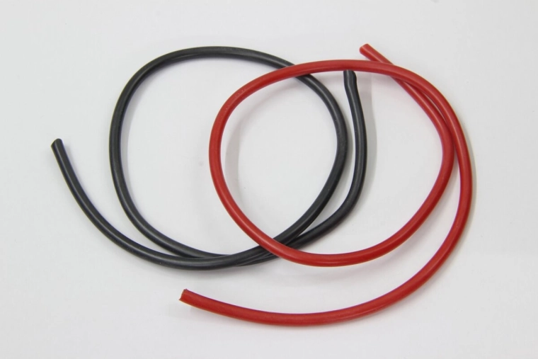 Силиконови проводници 1,5 mm² 1 m червени/черни