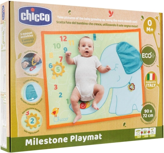 Chicco milestone play mat made from recycled materials 0m+