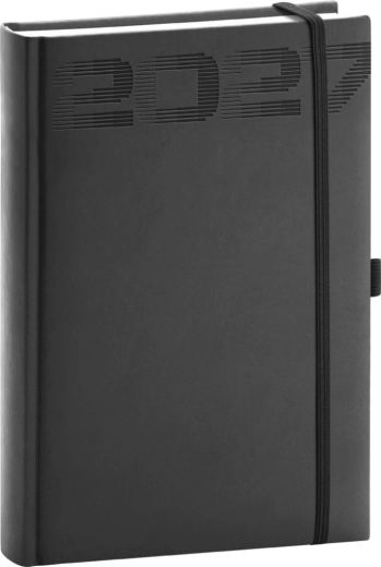 Notique дневен дневник Aprint Top 2027 черен 15 × 21 cm