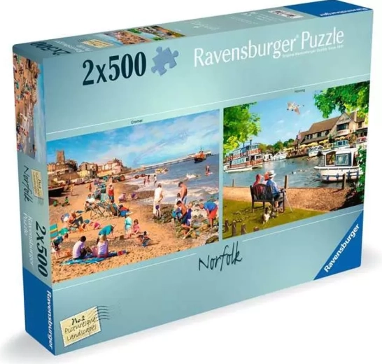 Пъзел Ravensburger Picturesque Landscapes № 2: Norfolk 2×500 части