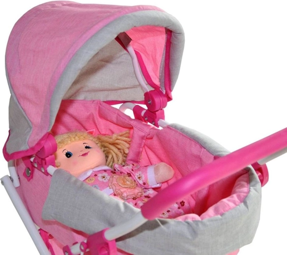 Removable deep carrycot for dolls up to 40 cm