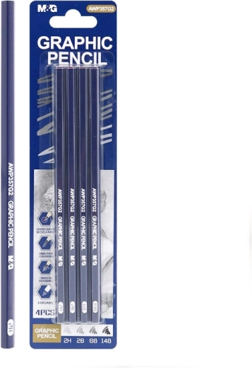 M&G graphite pencils set of 4