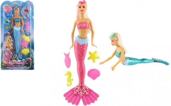 Mermaid Doll with Water Accessories 34 cm