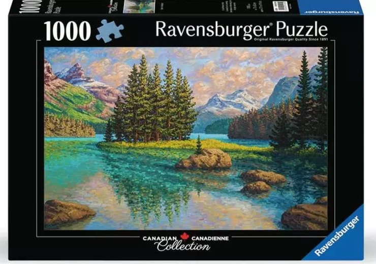 Пъзел Ravensburger Canadian Collection: Духът на река Малин 1000 части