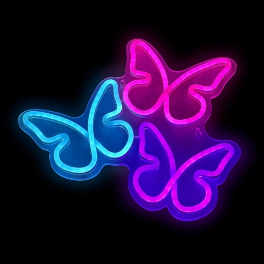 2Kids Toys LED neon lamp butterflies for hanging