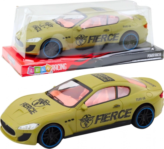 Racing sports car with rear-wheel drive