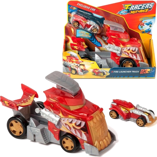 T-Racers Mix ’N Race Fire Launcher Truck – камион с изстрелвачка