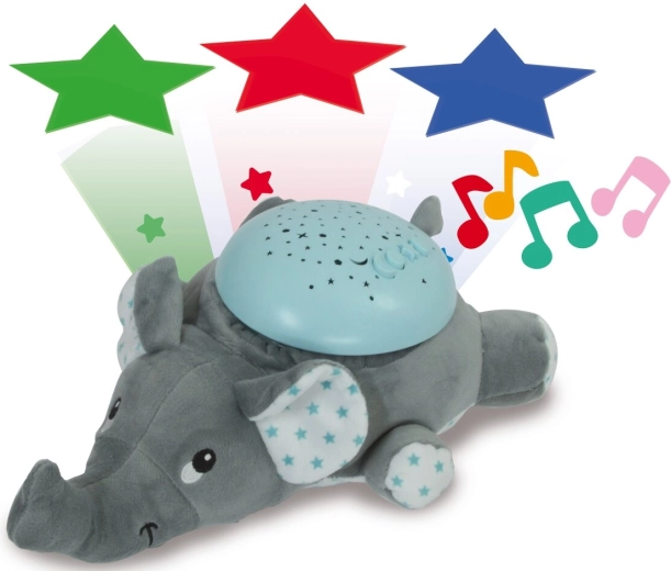 Jamara night LED light with projector Dreamy elephant - 1 piece