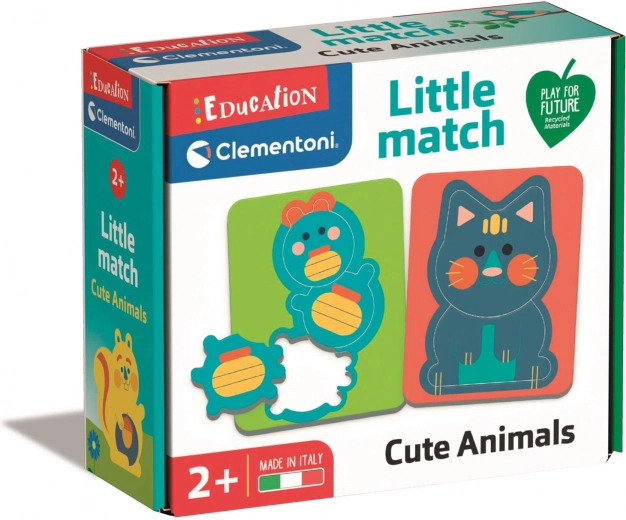 Sweet Animals Matching Puzzle CLEMENTONI – wooden puzzle for toddlers