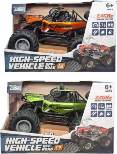 Radio-controlled off-road car with lights, sound and charger - 1 piece