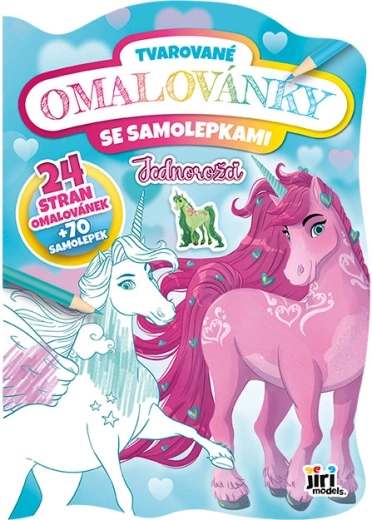 Shaped Unicorn Coloring Book